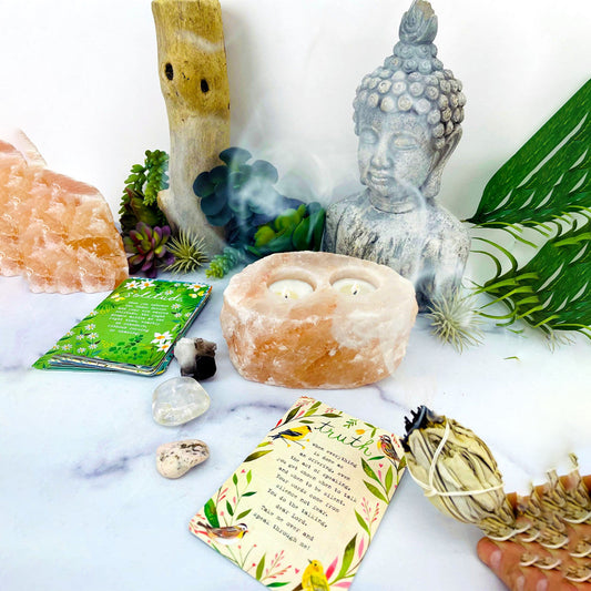 Himalayan Salt Candle Holder