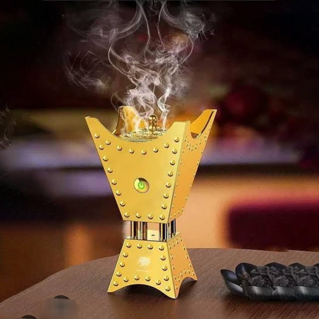 محرقة بخور كهربائية معدنية فاخرة