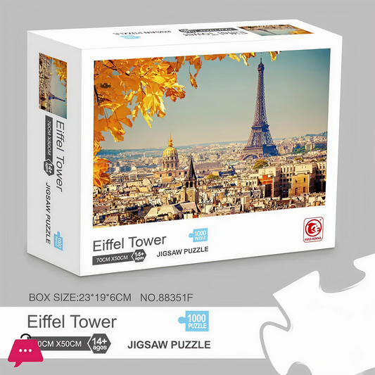 1000 Piece Puzzle – Eiffel Tower