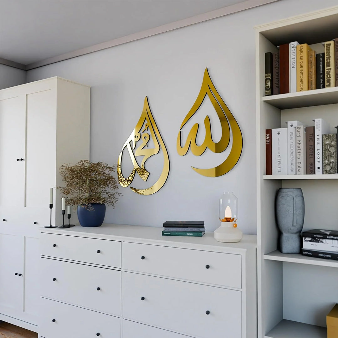 Acrylic Mirror Metal Decor