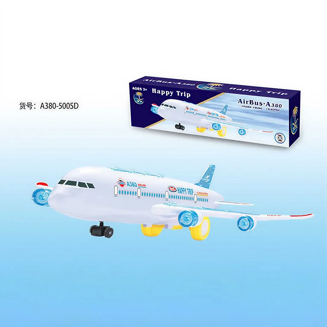 Saudi Arabia Airlines Airplane Battery Operated Toy Light Sound Ch-132sd