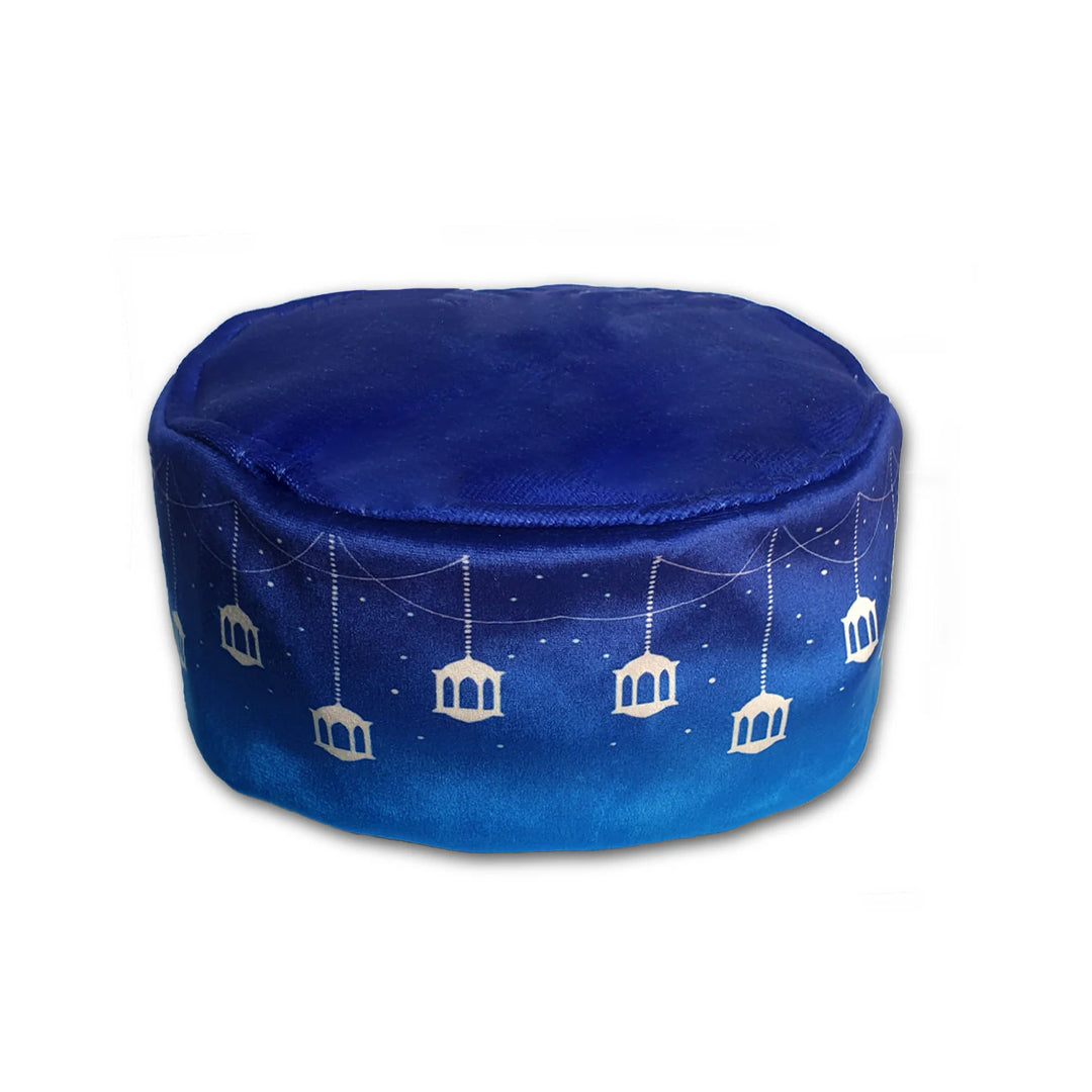 Blue Lanterns Prayer Cap