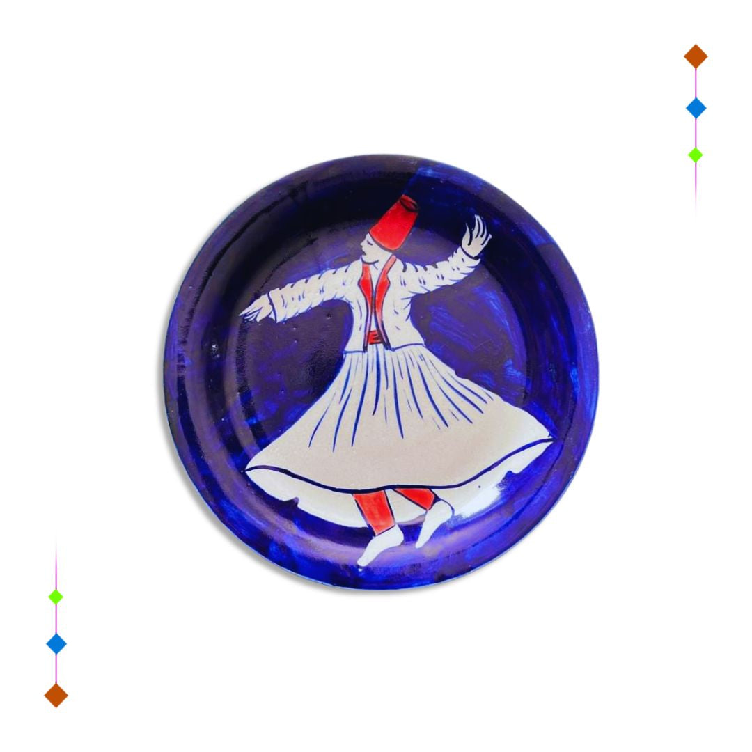 Blue Turkish Wall Decor Plate