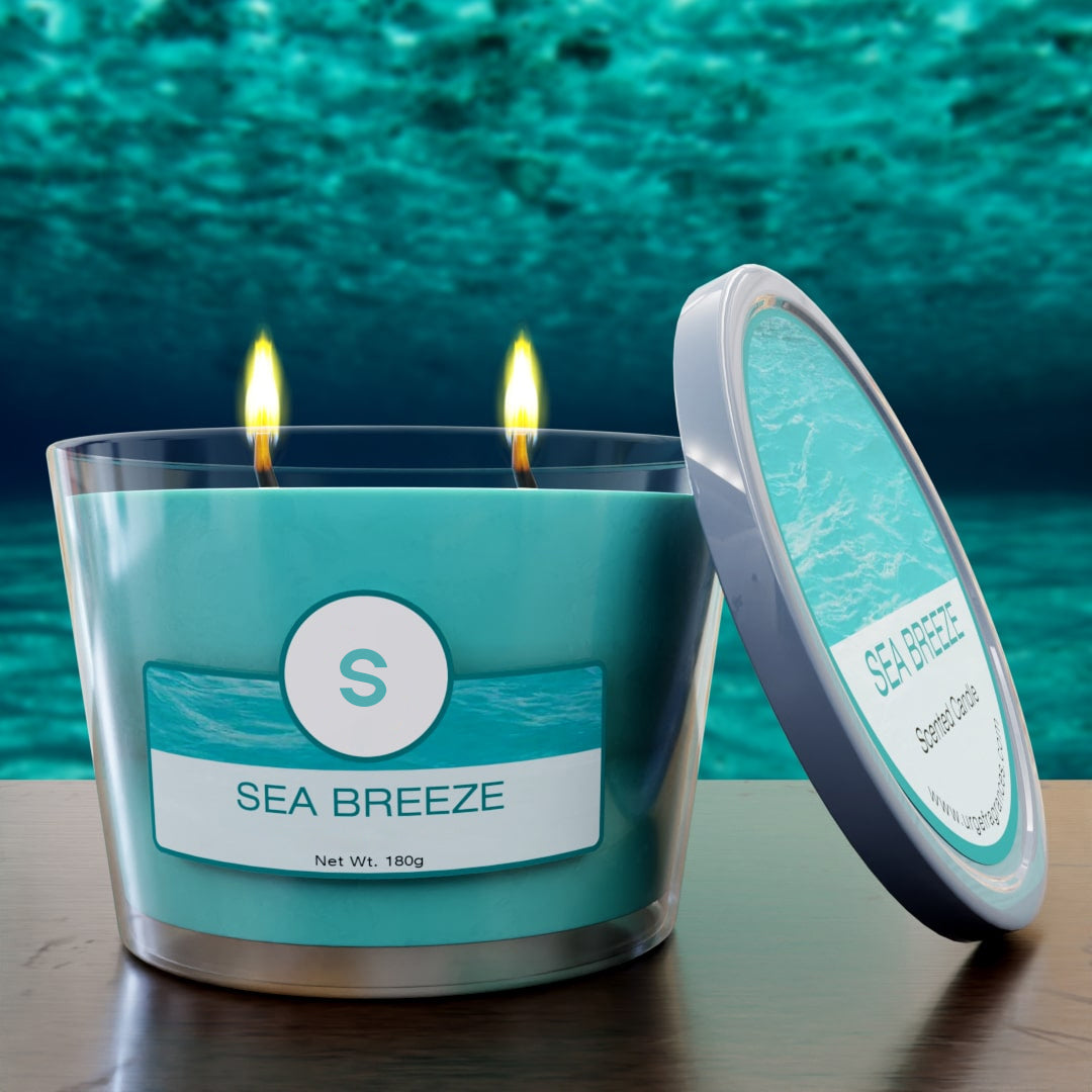 Golden Aura Double Wick Scented Candle