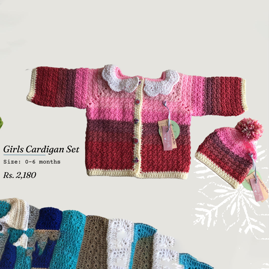 Girls Cardigan Set