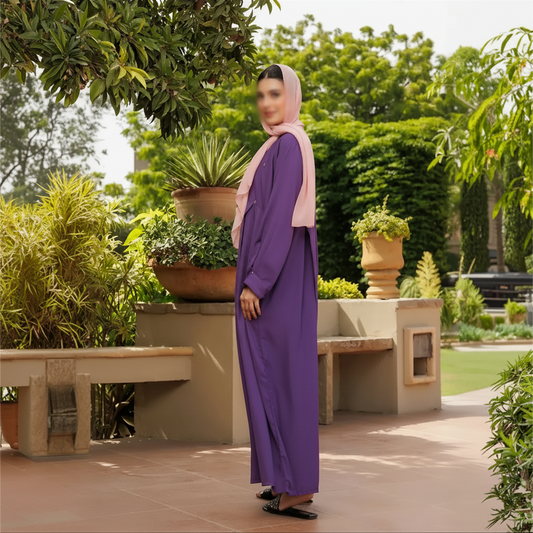 Royal Purple Abaya