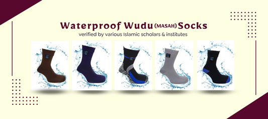 The Best Socks for Ablution | 100% Waterproof, Breathable & Non-Leather | The Wudhu Socks