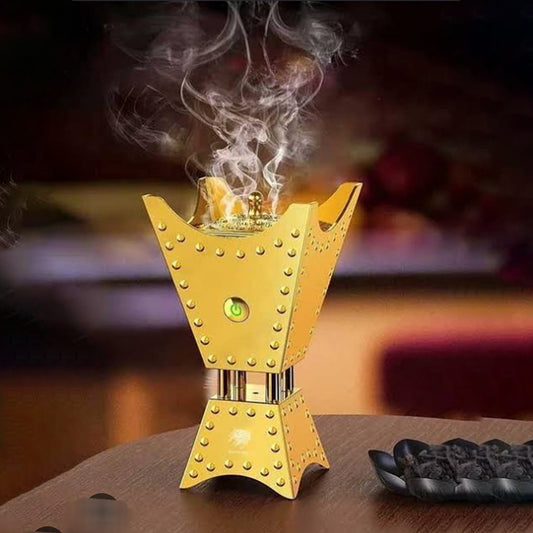 محرقة بخور كهربائية معدنية فاخرة