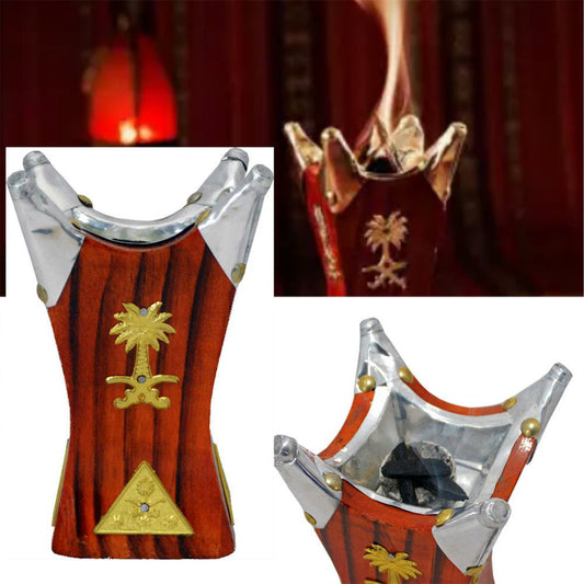 Traditional Non-Electric Bakhoor Burner Elegant Portable