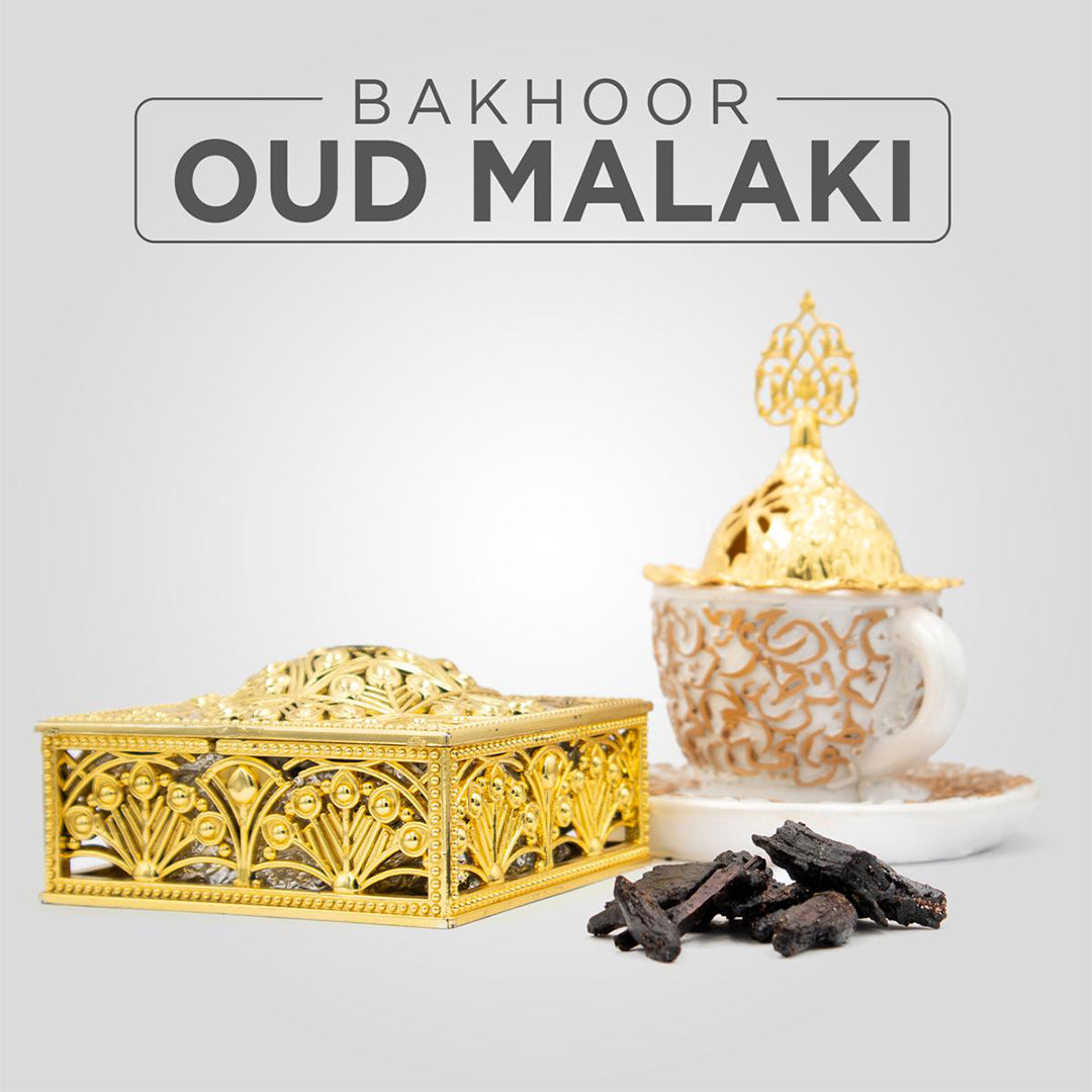 Premium Quality Bakhoor Oud Al Malaki Wooden Chips & Powder