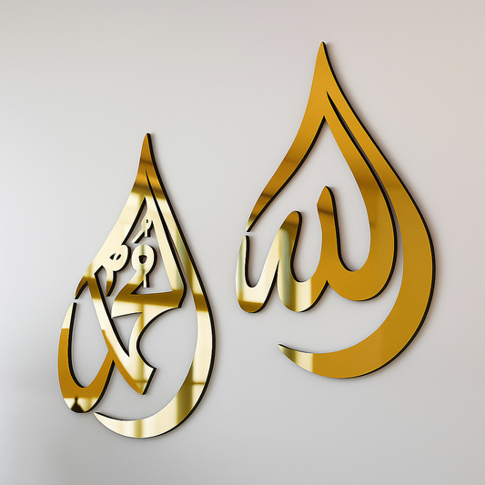 Acrylic Mirror Metal Decor