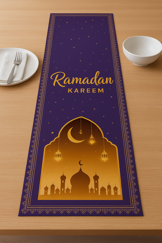 Classic Style Moon Pattern Table Flag