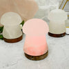 Himalayan Salt White Mushroom Lamp - Color Changing