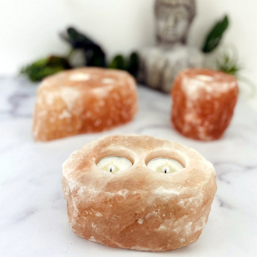 Himalayan Salt Candle Holder