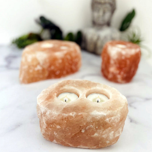 Himalayan Salt Candle Holder