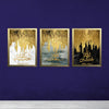3 PC Islamic Calligraphy Modern Paintings Muslim Wall Art Print Pictures Living Room Home Decoration