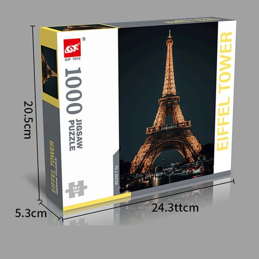 1000 Piece Puzzle – Eiffel Tower
