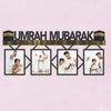 Umrah Mubarak Wall Frame Customized with Your Images