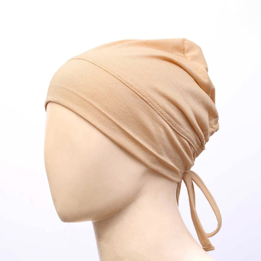 Elastic Hijab Cap Breathable Stretch Band Undercap for Women
