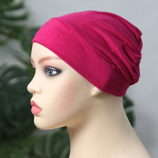 قبعة حجاب قطنية