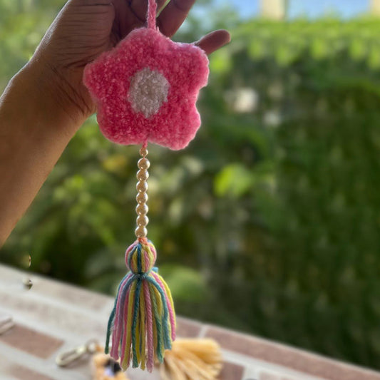 Hand crafted  Keychain(with pearl)