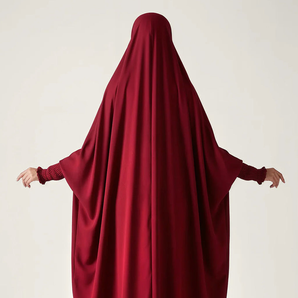Saudi Jilbab - Maroon