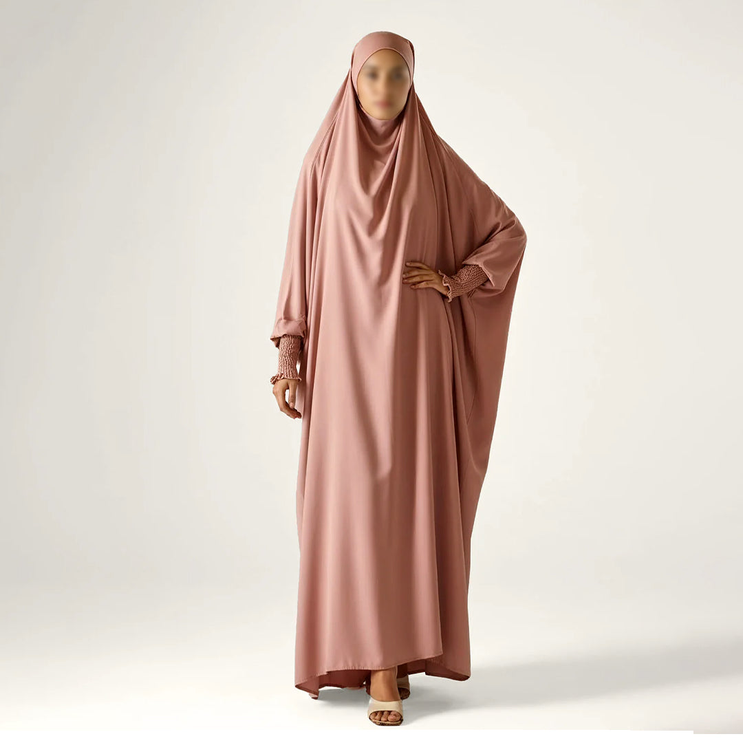 Saudi Rsa Pink Saudi Jilbab - Pink - Price Alf-Mabrook